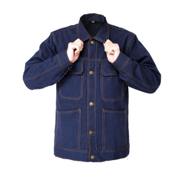 Coats & Jackets | Mens Pleated Denim Jacket Clothing Coats & Jackets