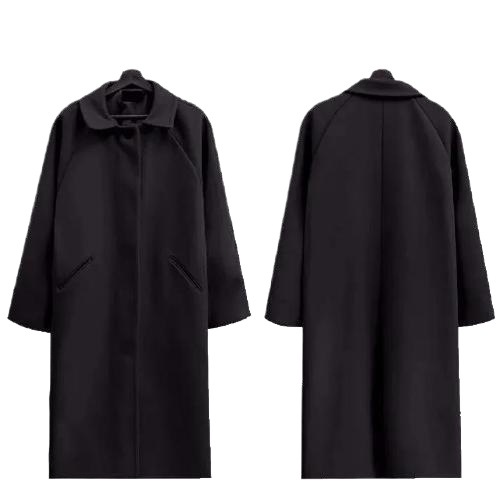 Coats & Jackets | Mens/Womens Wool Viscose Coat Clothing Black