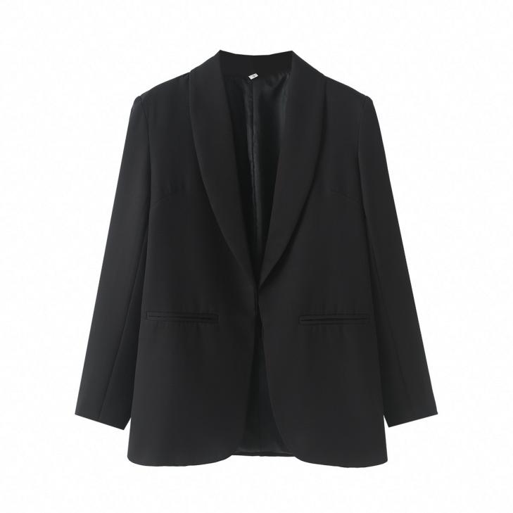 Coats & Jackets | Womens Wool Gabardine Blazer Clothing Coats & Jackets