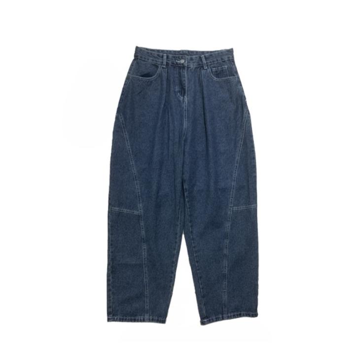 Jeans & Trousers | Mens Diagonal Seam Jeans Clothing Blue