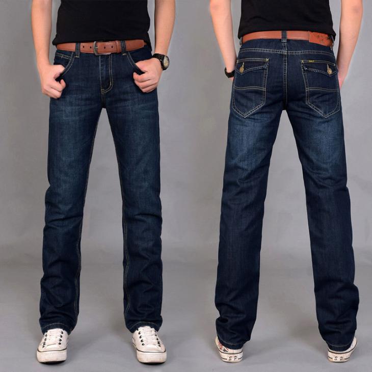 Jeans & Trousers | Mens Lacquered Turn-Up Jeans Clothing Jeans & Trousers