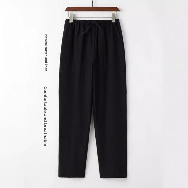 Jeans & Trousers | Mens Silk Poplin Trousers Clothing Black