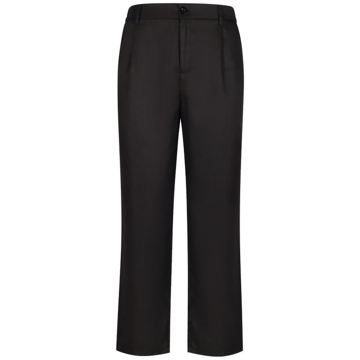 Jeans & Trousers | Womens Waist Tie Trousers Clothing Black