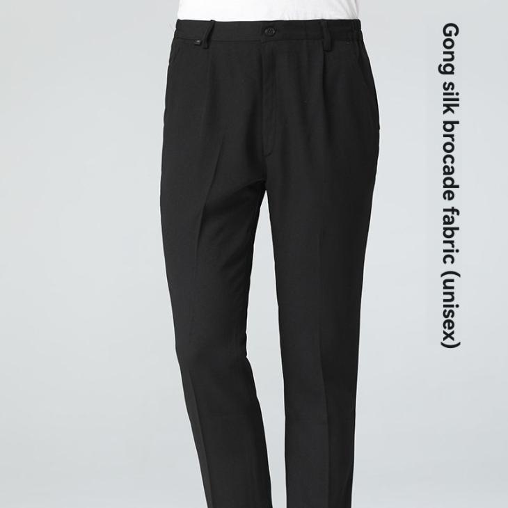 Jeans & Trousers | Mens British Mohair Trousers Clothing Black